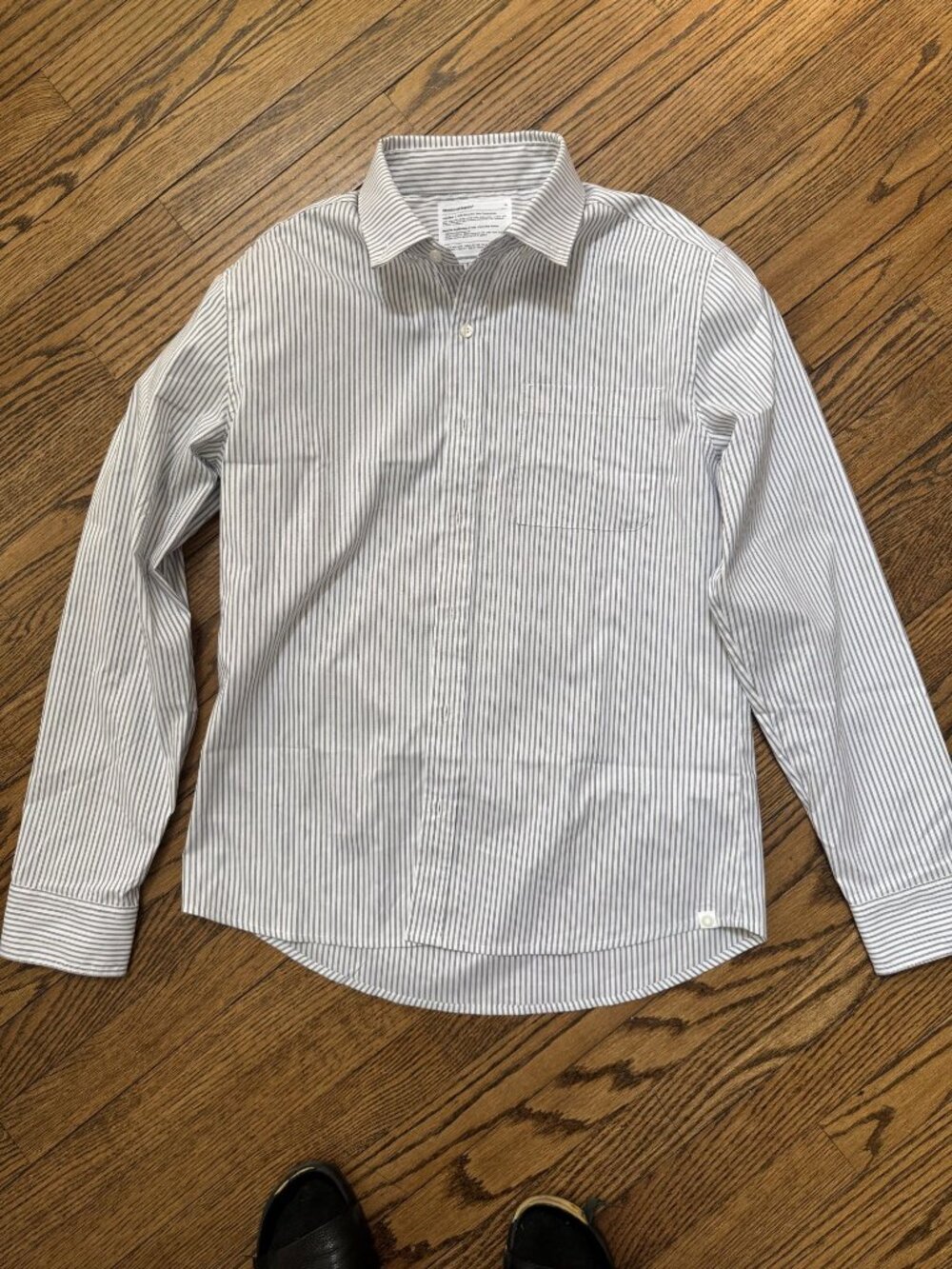 Ministry Of Supply AeroZero 100% Recycled Striped Shirt Size Medium